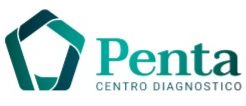 Penta Centro Diagnostico with a geometric design and turquoise color palette.